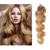 Vlnité vlasy Micro Ring / Easy Loop / Easy Ring / Micro Loop 60cm – přírodní blond