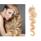 Vlnité vlasy Micro Ring / Easy Loop / Easy Ring / Micro Loop 60cm – nejsvětlejší blond