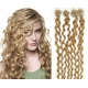 Kudrnaté vlasy Micro Ring / Easy Loop / Easy Ring / Micro Loop 50cm – přírodní blond