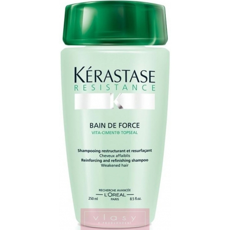 KÉRASTASE Résistance Bain De Force šampon pro křehké, lámavé vlasy 250ml